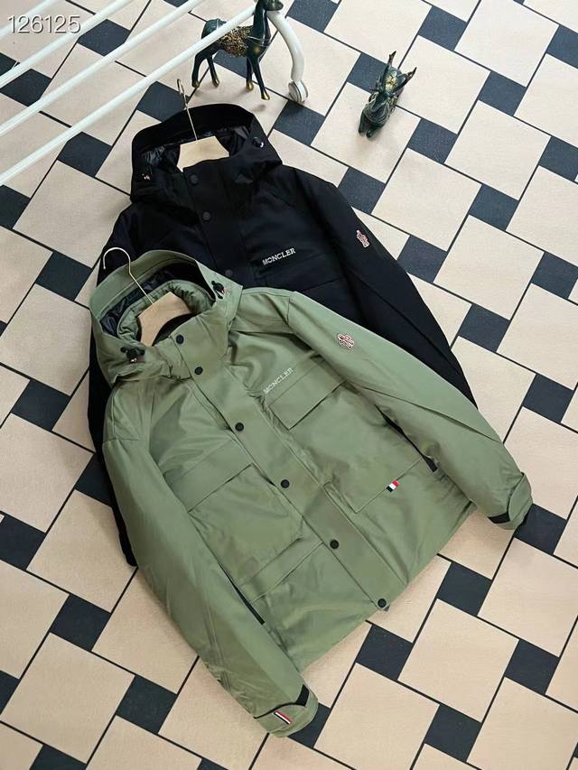 新款上新 实拍图 顶级版本 Moncle蒙口复古机能工装鹅绒羽绒服 蒙口 顶级原版秋冬最新款官网同步款羽绒服！ 专柜在售 简洁大方百搭登山系列羽绒服，全球订单流