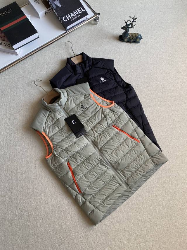 新款上新 实拍图 Kailas凯乐石男女情侣款冬季保暖男士立领鹅绒马甲！含绒量80％白鹅绒。超值闭眼入的高端产品。一件单穿百搭，非常的实用、厚度适中、舒适宽松、