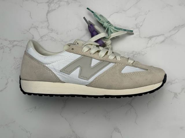 纯原福利 合作私 New Balance 新百伦 U471 复古休闲鞋 头部一线大厂M版出品 原版原楦 正确长绒 皱皱布 鞋面 头层皮 N 字Logo 真皮纹理