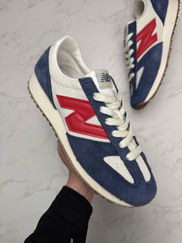 纯原福利 合作私 New Balance 新百伦 U471 复古休闲鞋 头部一线大厂M版出品 原版原楦 正确长绒 皱皱布 鞋面 头层皮 N 字Logo 真皮纹理