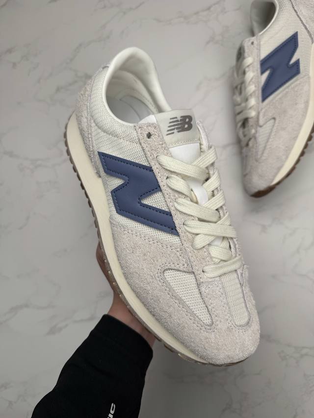 纯原福利 合作私 New Balance 新百伦 U471 复古休闲鞋 头部一线大厂M版出品 原版原楦 正确长绒 皱皱布 鞋面 头层皮 N 字Logo 真皮纹理