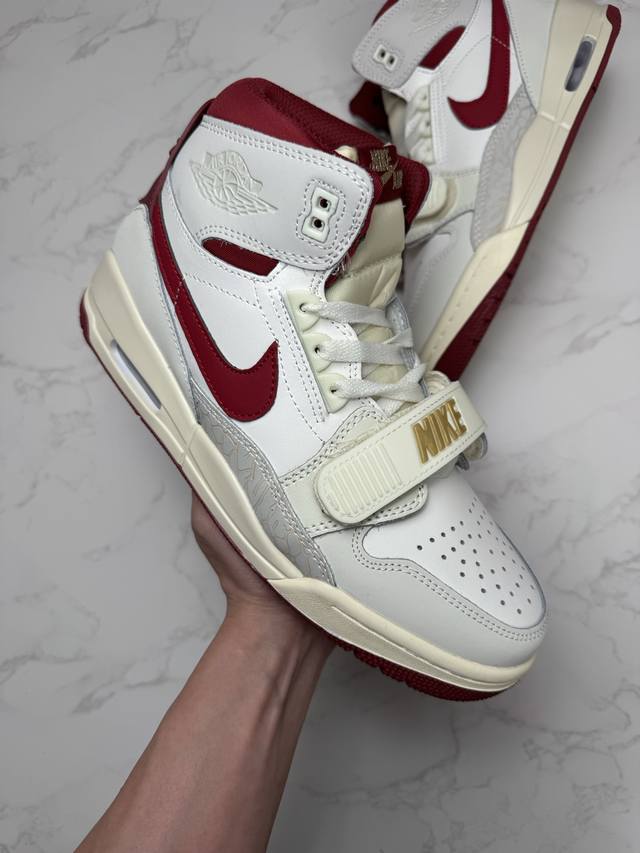 合作私 Air Jordan Legacy Aj312 马年Cny限定 魔术贴三合一板鞋 货号 Iq9785-161 Size 36 36.5 37.5 38