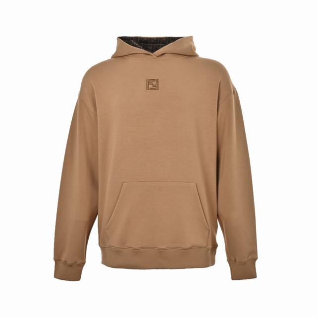 精修实拍 售后无忧 Fendi 芬迪 Ff刺绣连帽卫衣 定制双层奢柔空气棉，进口机立体绣，人体学立体裁剪，面料都经过浇洗，手感质感更佳，不易变形，不易缩水，不易