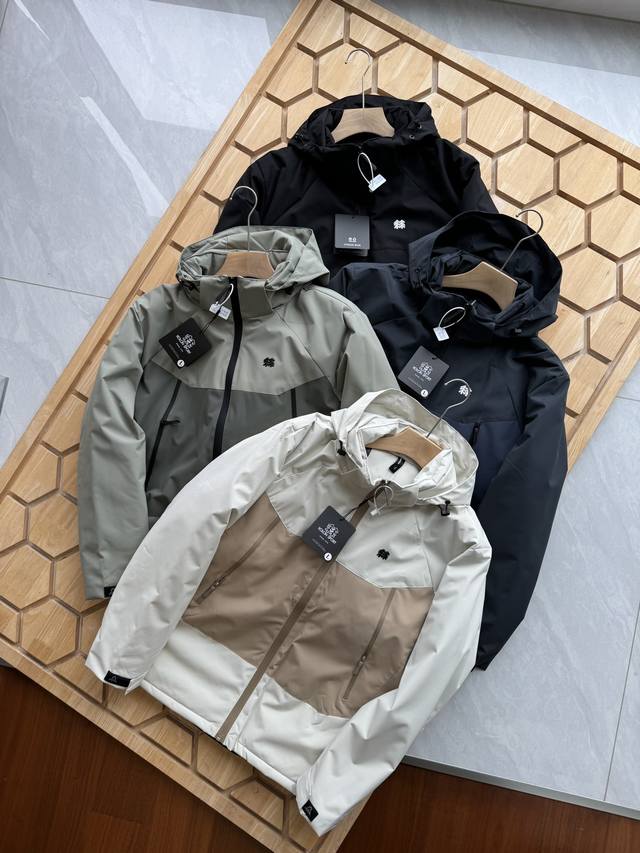 Kolon Sport 超强福利跑量新款可隆户外情侣款连帽加厚羽绒棉衣外套 连帽设计，帽子可拆卸，简约大方的羽绒棉衣外套，超轻保暖，立体剪裁设计风格上身不拘束。