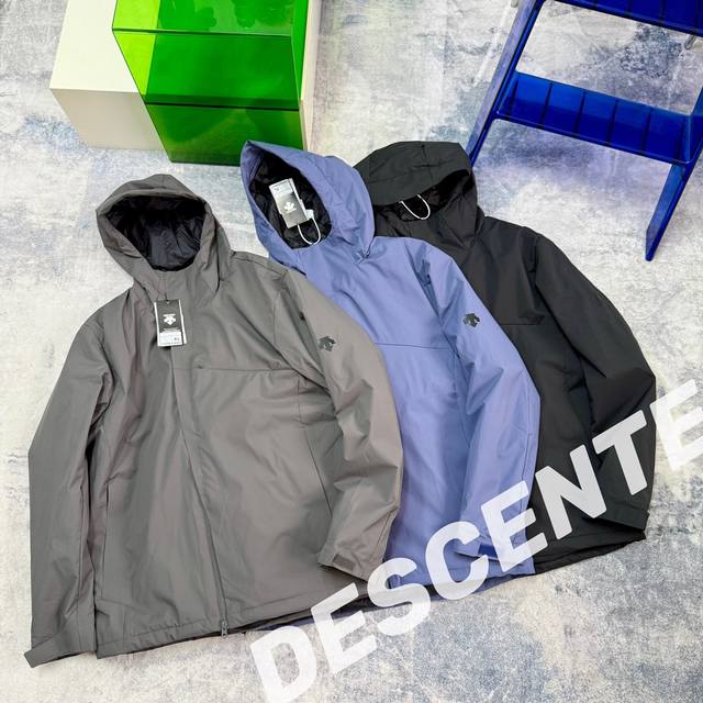 特价 无售后 Descente 迪桑特轻量化棉服 迪家新款功能性棉衣，专柜品质防风防水，超级轻量化质地，版型正上身效果极佳挺阔有质感 户外功能防水级别，细节图均