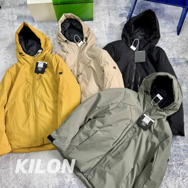 特价 无售后 Kolon 可隆小树四色2025冬季新品！轻量保暖防风防泼水机能连帽冲锋衣棉服。B1336 新款功能性棉衣专柜在售2800小树版型色系专柜在线 ，