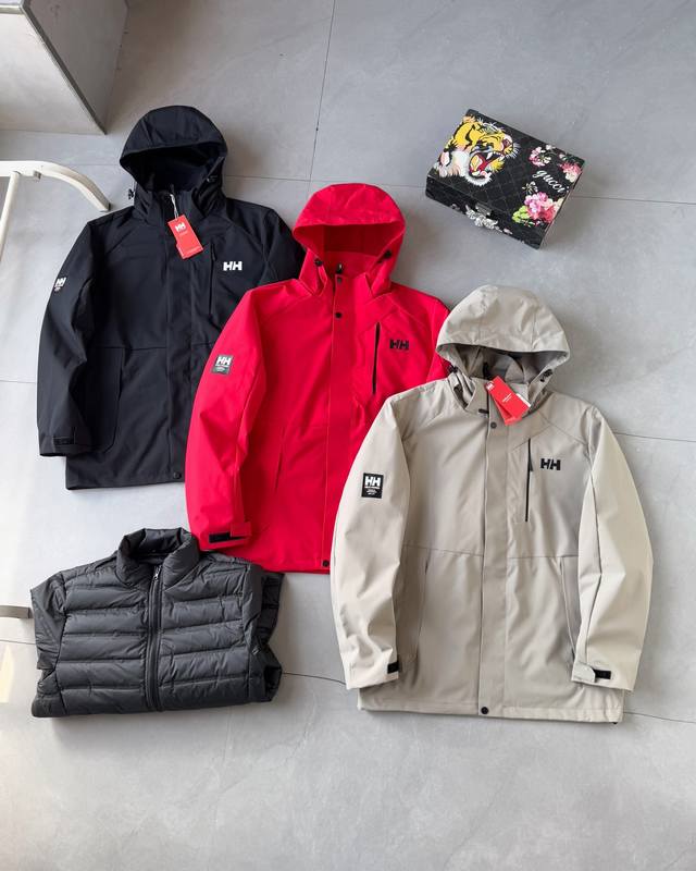 Helly Hansen 海丽汉森Hh男女羽绒服 凛风三合一Ⅰ级羽绒内胆三合一冲锋衣情侣款 三合一冲锋衣羽绒服适用环境 品质好到爆！这款不挑年龄段，上身太好看！