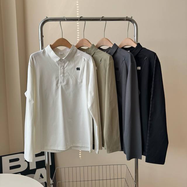 供95 控 可隆Kolon Sport春秋季新品，高端牛货！男士经典款长袖polo衫 春秋季不可缺少的时尚搭配服饰！！ 这个牌子一贯给我的感觉就是绅士感十足 所