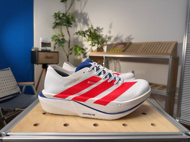 Adidas Adizero Adios 5 M 马拉松飞线贾卡轻质透气休闲运动跑步鞋 尺码:36 36.5 37 38 38.5 39 40 40.5 41