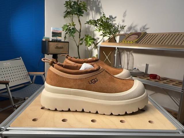 Ugg 羊皮 保暖耐磨增高 加绒 日常 彩壳 短筒 雪地靴 男女同款 皮毛一体 防水 尺码：35-45