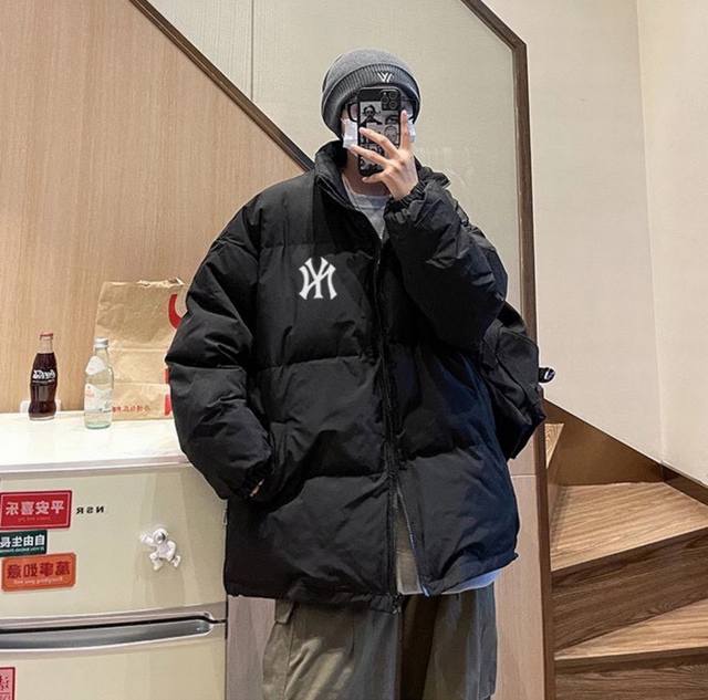 Mlb-Ny1995 复古限定羽绒棉衣棉服面包服 官网限定｜超人气单品 ｜男女同款 暖意满满 定格冬季 衣身正胸经典Logo 呈现别致的视觉冲击 兼具呈现鲜明的