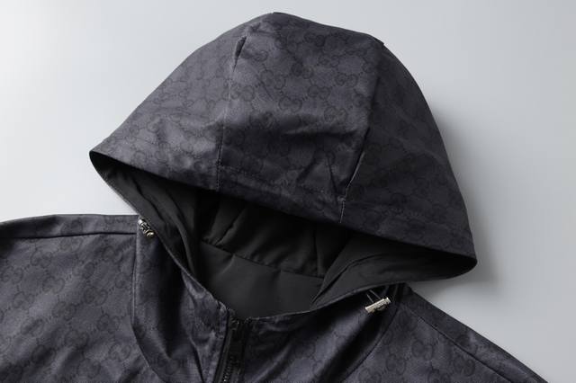 Lj003# 2026古驰款防风夹克 码数M-Xxxl