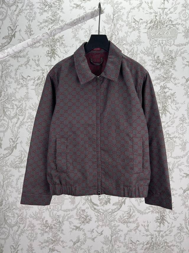 G家 25Ss新款Gg满印长袖夹克 满印Gg铺满全身 侧面带有口袋 高版本 码数:S.M.L.Xl.