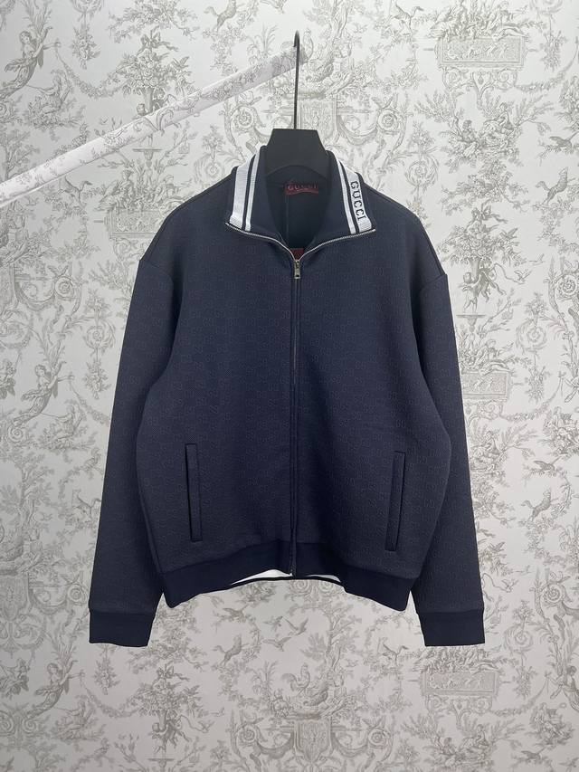 G家 25Ss新款Gg满印夹克外套 领口处自带品牌印花 高版本 码数:S.M.L.Xl.