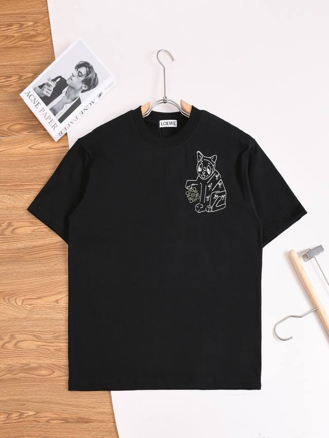 Dior Dior 迪奥 Dior Cd 微宽版型S-Xl Dior 26Ss官网永不败笔 永久精品 Loewe X Louis Wain联名猫咪 胸口卡通小猫