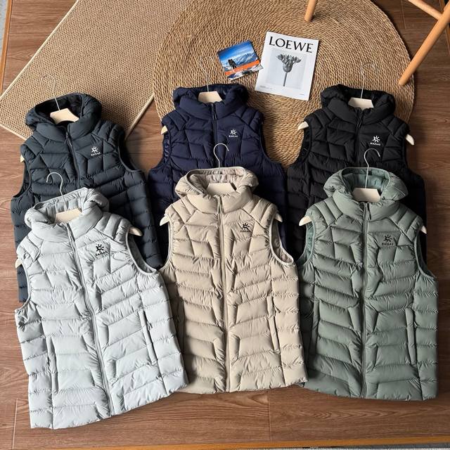 凯家5000Gt同源羽绒棉马甲｜性价比真香警告 黑色 蓝色 灰色 卡其 白灰 豆绿 L-4Xl 挖到宝了！这款和凯 石5000Gt同源的羽绒棉马甲，性价比直接戳