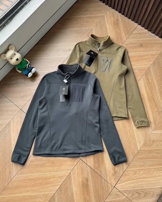 2025新款Kailas秋冬半拉链加绒情侣款卫衣 ！告别都市的千篇一律，穿上这款凯乐石即刻出发！软软糯糯的一款！这款半拉链卫衣，是为热爱探索的你量身打造的全能装