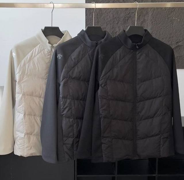 轻薄款羽绒服 Ds 迪桑冬新款！安欣同款！90%新国标白鸭绒！ 男士时尚休闲百搭拼接立领羽绒服！掌柜力荐！独家发售！太赞啦！全新升级板！观网门店同步！90%新国