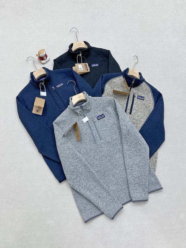 巴塔哥尼亚patagonia男上衣卫衣套头抓绒保暖半拉链户外美版25523 线上1900+ 认准原版内里复合进口羊羔毛材质！亲肤透气，吸湿排汗！轻量化材质，户外