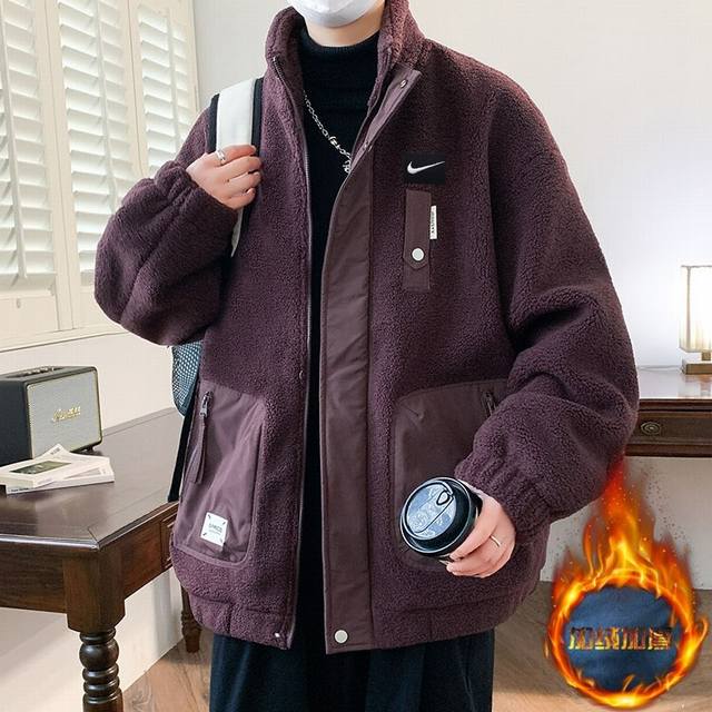 上新 Nike耐克羊羔毛棉衣外套 寒冬必备 秋冬新品 情侣款外套 爆炸起来 限量出货 先到先得 一款性价比超高的棉衣冬季外套 好东西看细节 不需要太多的夸张描述