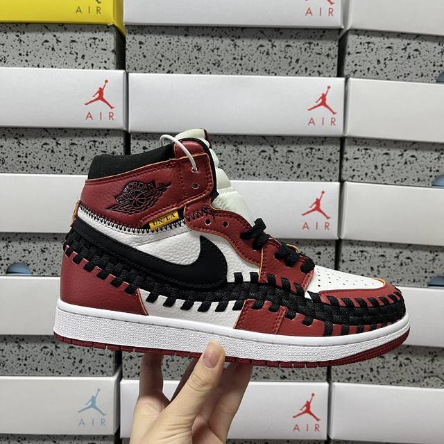 纯原 Union X Nike Air Jordan 1 High Aj1乔1高帮休闲板鞋 Fd2565 002 尺码:36 36.5 37.5 38 38.5