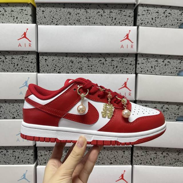 Yc Nk Dunk Low 定制系列 婚鞋系列 秀禾婚鞋龙凤和鸣 Dd1873 116 尺码：36 36.5 37.5 38 38.5 39 40 40.5