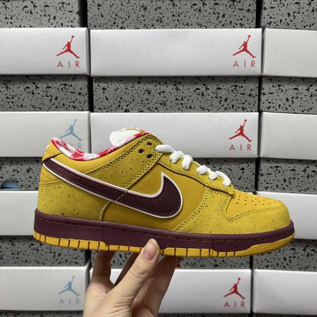 S2# Concepts X Nk Sb Dunk Low Yellow Lobster 黄龙虾 313170 137566 尺码：35.5 36 36.5 3