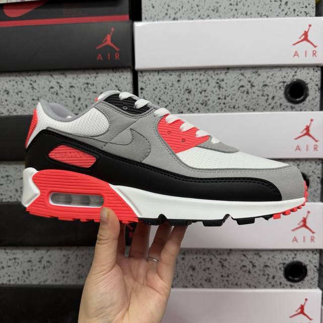 Max Nike Air Max 90 舒适 复古 合成革减震防滑透气 低帮 休闲跑步鞋 Ct1885 100 尺码：39 40 40.5 41 42 42.5