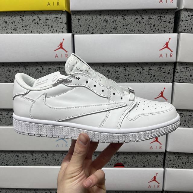 H Travis Scott X Jordan Air Jordan 1 Low Og “Velvet Brown”倒钩白 亲友限定 Td1228 111 尺码