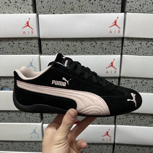 Y puma彪马 Speedcat系列 黑粉荔枝皮 406329-09 尺码：35 36 36.5 37.5 38 38.5 39 40 40.5 41 42