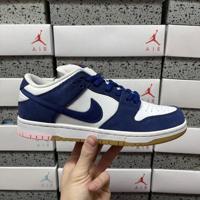 S2# Nike Dunk Sb Low pro prm Los Angeles Dodgers 白蓝 Do9395 400 Size：36 36.5 37.5