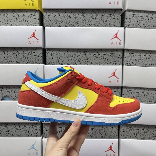 纯原 耐克 Nike Sb Dunk Low pro 复古低帮 休闲运动滑板板鞋 Bq6817 602 尺码：36 36.5 37.5 38 38.5 39 4