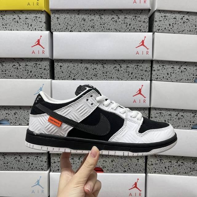 纯原 Tightbooth X Nk Sb Dunk Low pro Qs 联名款 反转熊猫 Sb低帮休闲运动滑板板鞋 Fd2629 100 尺码：36-46半