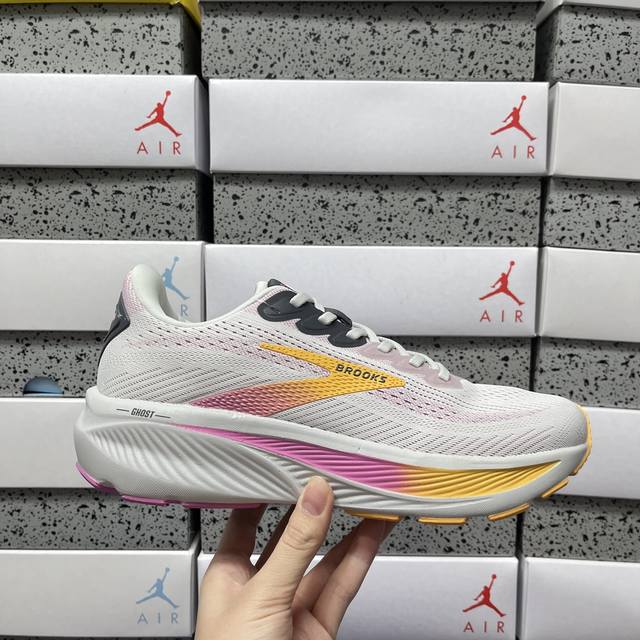 纯原 布鲁克斯Brooks Ghost 17 幽灵17系列低帮厚底透气缓震支撑休闲运动慢跑鞋 120431 1 D尺码：36-46