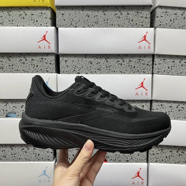 纯原 布鲁克斯Brooks Ghost 17 幽灵17系列低帮厚底透气缓震支撑休闲运动慢跑鞋 110442 1 D尺码：36-46