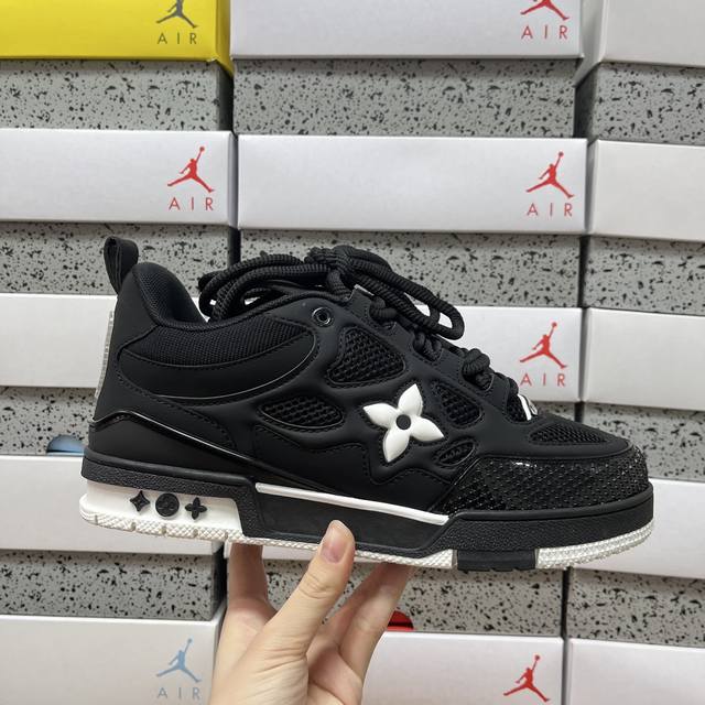 Di Louis Vuitton Skate 圆头系带 低帮板鞋 尺码：38-46