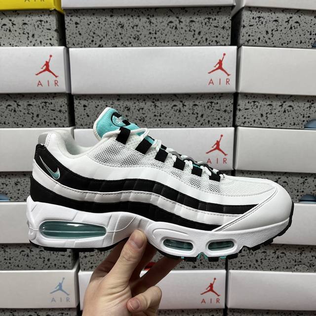 Kz Corteiz X Nike Air Max 95 黑白绿 Im7409 100 尺码：40-48.5