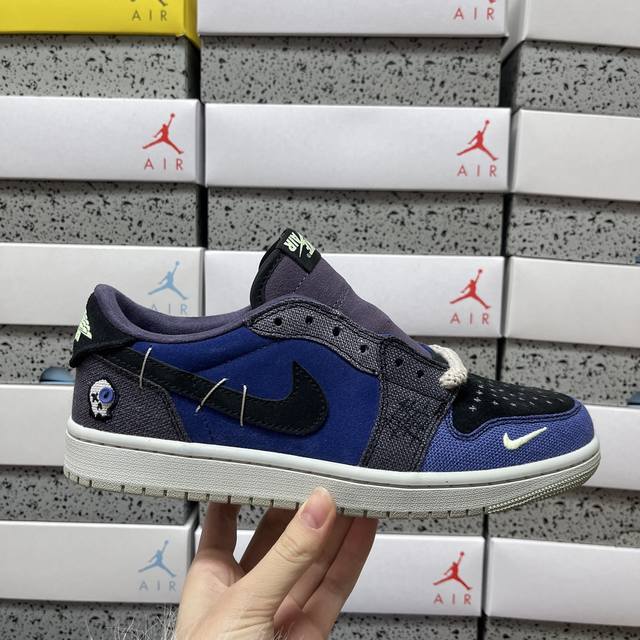 Dt Zion Williamson X Air Jordan 1 Retro Low Og“Voodoo Alternate”巫毒娃娃 Ih2309 500