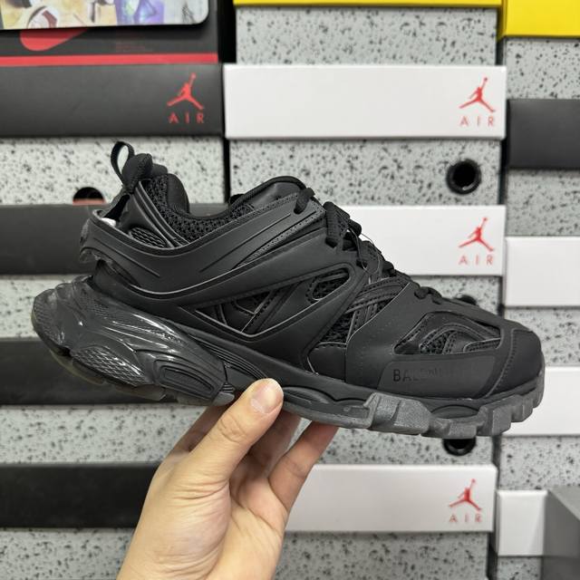 Good版 Balenciaga Sneaker Tess S.Gomma Maille White Orange 3.0代 三代半全黑 W3Bm1 1000