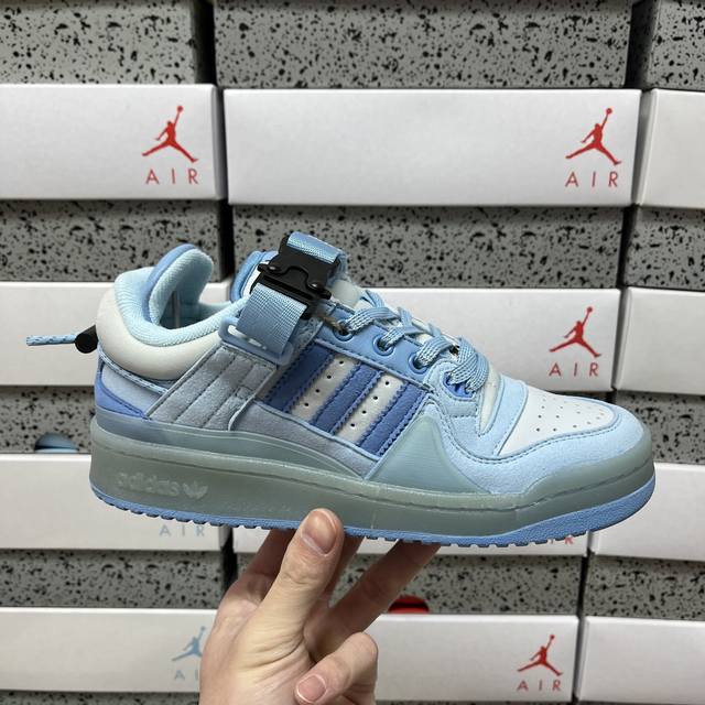 Y Bad Bunny X Adidas Forum Low 系列 Gy9693 尺码：36 36.5 37 38 38.5 39 40 40.5 41 42