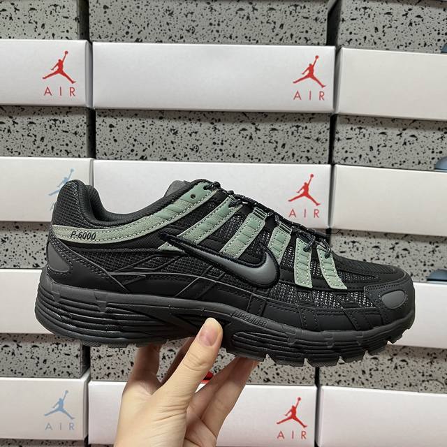 纯原 Nike p-6000 prm 复古休闲运动老爹鞋 黑绿 Im5997 060 尺码：39 40 40.5 41 42 42.5 43 44 44.5 4