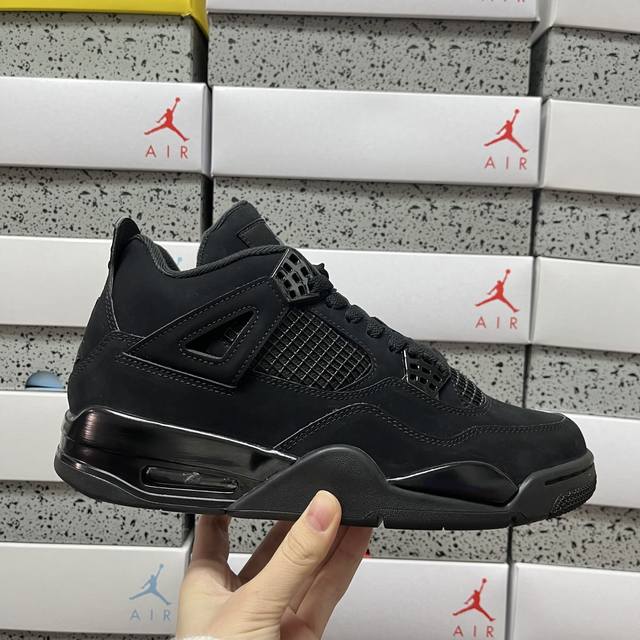 Sj Jordan Air Jordan 4 黑色 Cu1110 010 尺码：43-47