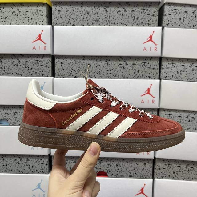 纯原 Adidas Handball Spezial 阿迪达斯经典复古休闲板鞋 Ki5937 尺码：35.5 36 36.5 37 38 38.5 39 40