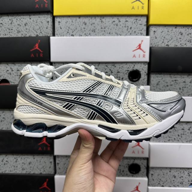 Zc总裁版 Asics Gel-Kayano 14 亚瑟士运动休闲透气专业跑 1202A056-109 尺码：36-47.5