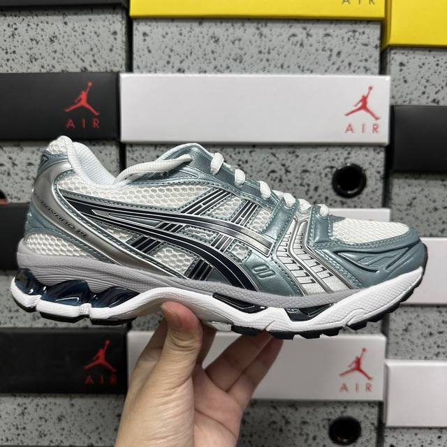 Zc总裁版 Asics Gel-Kayano 14 亚瑟士运动休闲透气专业跑 1203A537-106 尺码：36-47.5