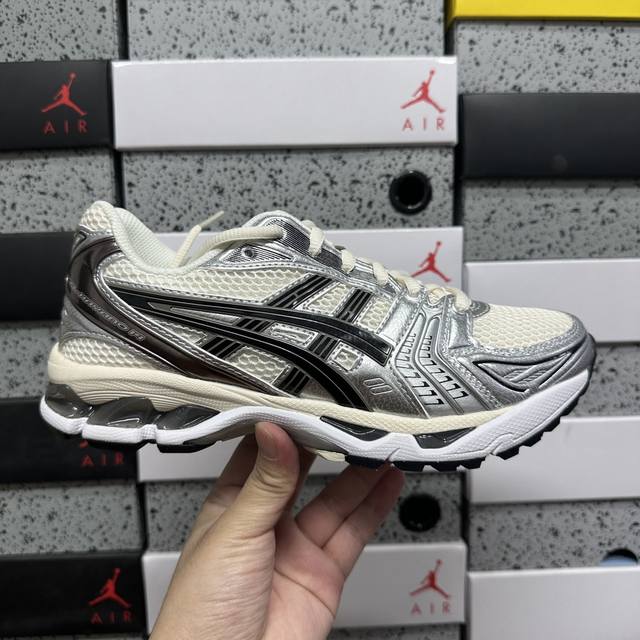 Zc总裁版 Asics Gel-Kayano 14 亚瑟士运动休闲透气专业跑 1201A019-108 尺码：36-47.5