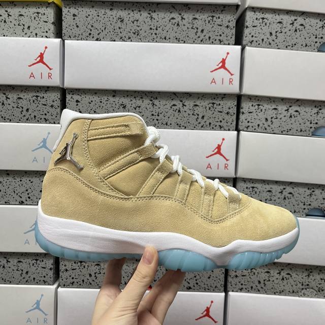 原厂 Air Jordan 11 H-Town Aj11 北美限定 休斯顿 米色 Io8960 707 尺码：40 40.5 41 42 42.5 43 44