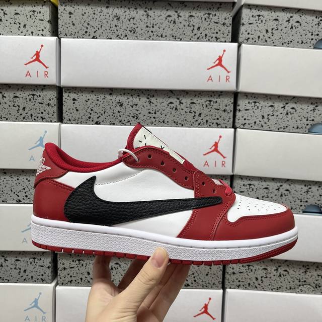 H Fragment X Travis Scott Xair Jordan 1 Low 三方联名倒钩 Dm7866 101 Size：40 40.5 41 42