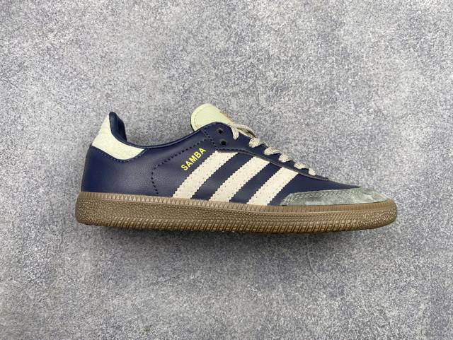 阿迪达斯Adidas Originals Samba 桑巴舞系列阿迪达斯 三叶草 绅士德训足球风百搭低帮休闲运动板鞋 尺码36 36 37 38 38 39 4