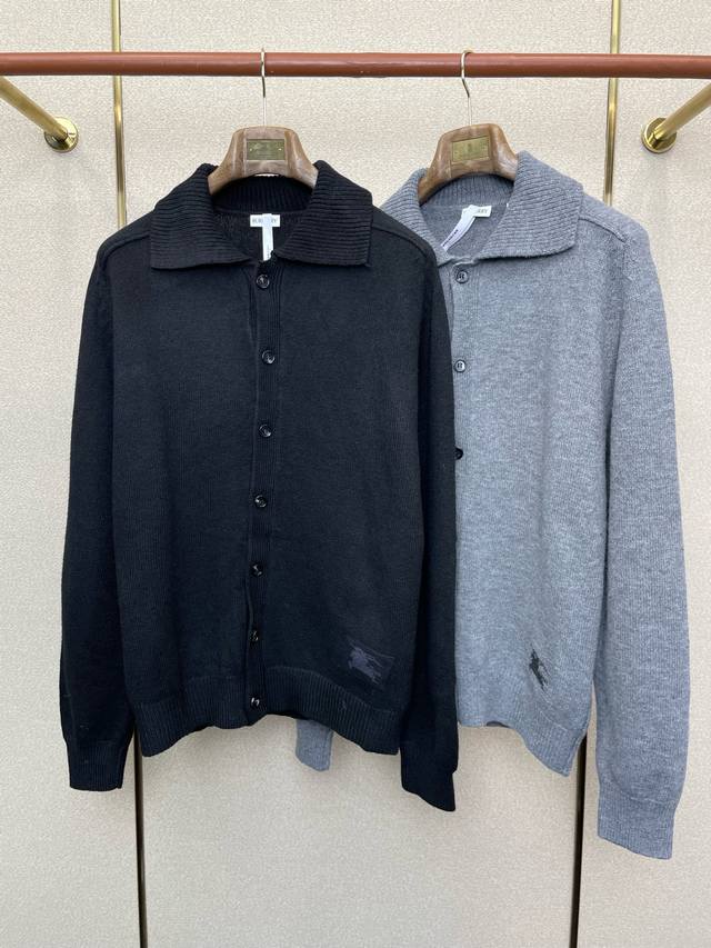 Burberry巴宝莉砸锅卖铁都要上的新款新款原单男士休闲毛衣 翻领羊绒衫 高端定制 高端版本 时尚百搭爆款进口面料 手感超柔软细腻 穿着亲肤舒适 高端精品 代